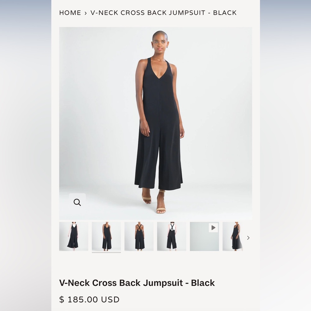 Clara Sunwoo V-Neck Jumpsuit - Picture 4 of 16